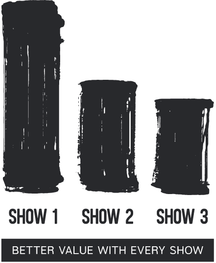 "A smarter way to exhibit" section graphic