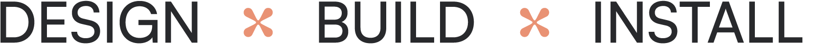 "Design, build, install" — Rocket-X process graphic