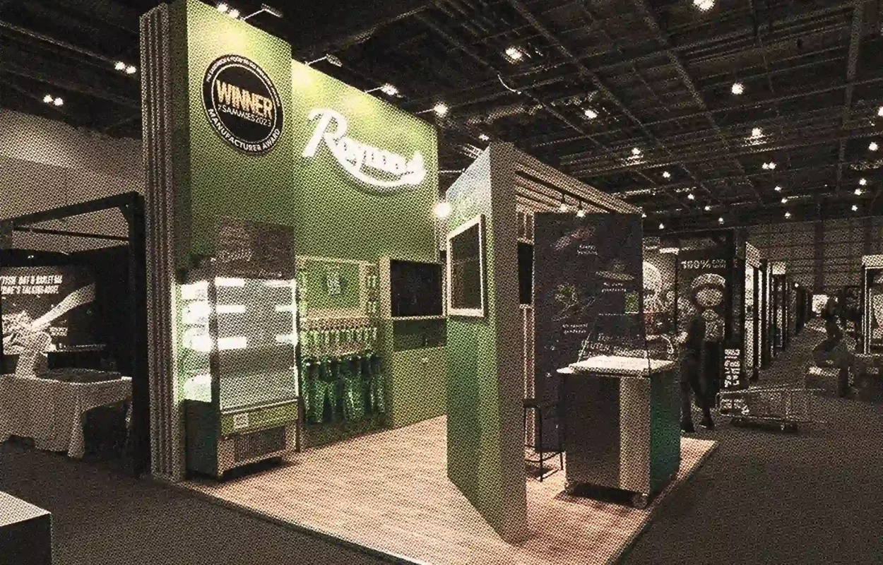 CUSTOM - bespoke exhibition stand designed and built by Rocket-X
