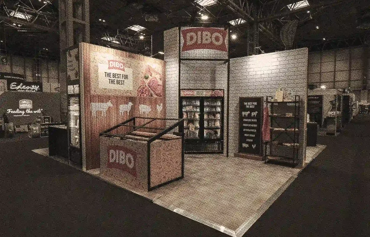 CUSTOM - bespoke exhibition stand designed and built by Rocket-X
