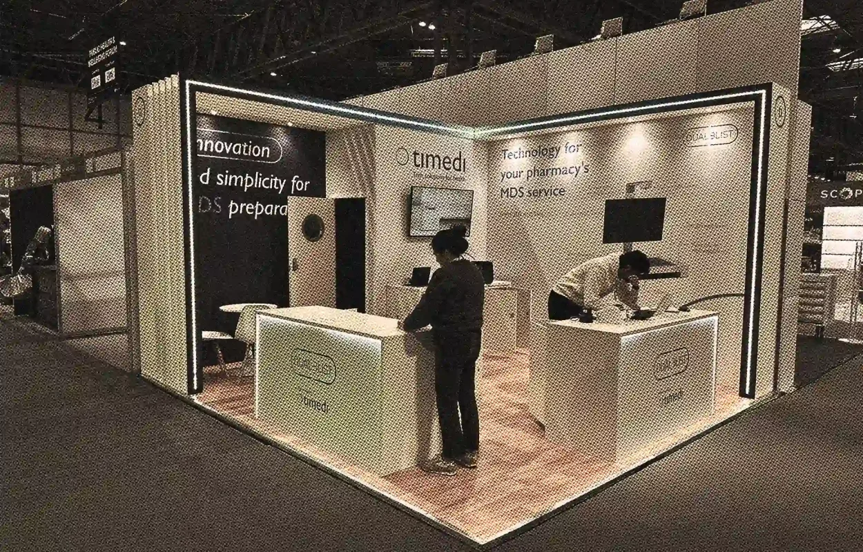 CUSTOM - bespoke exhibition stand designed and built by Rocket-X