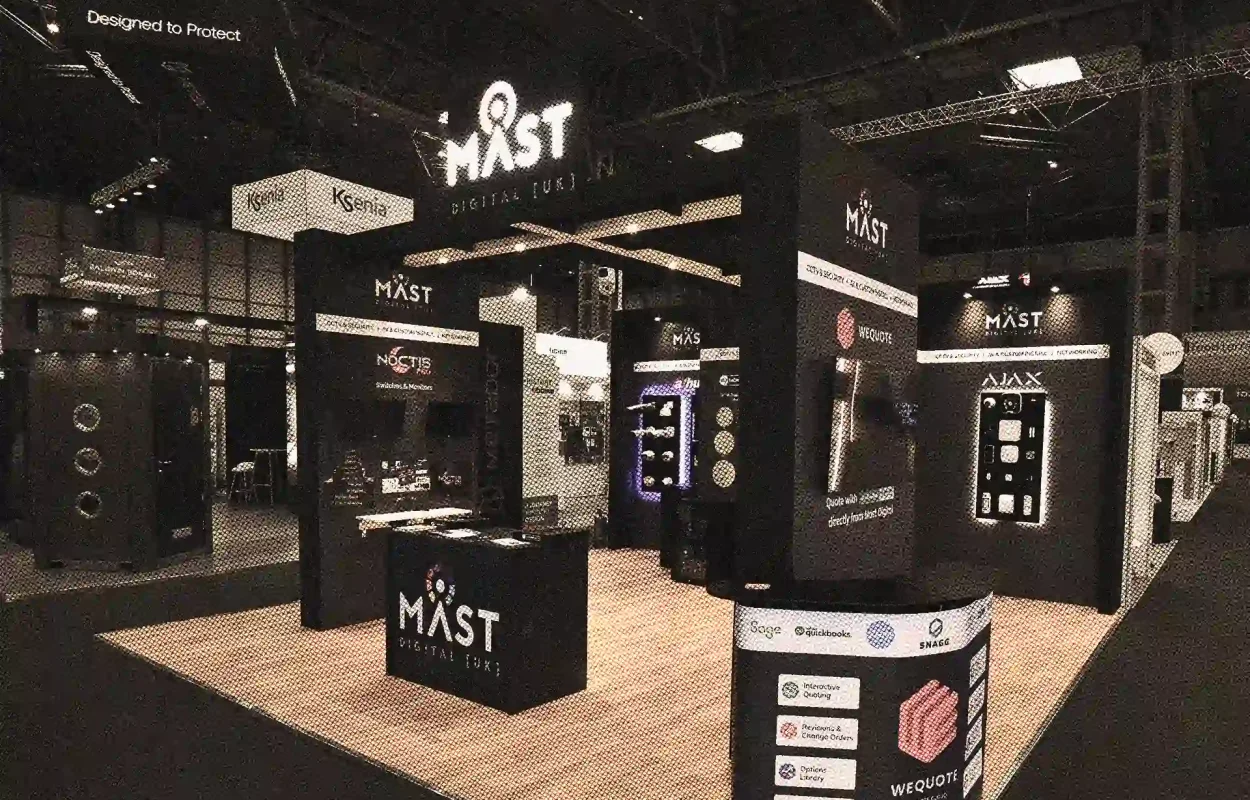 CUSTOM - bespoke exhibition stand designed and built by Rocket-X