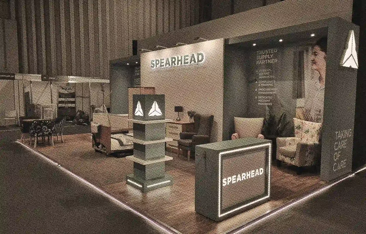 CUSTOM - bespoke exhibition stand designed and built by Rocket-X