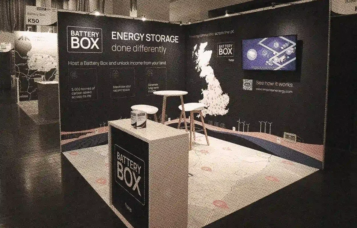 LITE shell scheme exhibition stand designed and built by Rocket-X