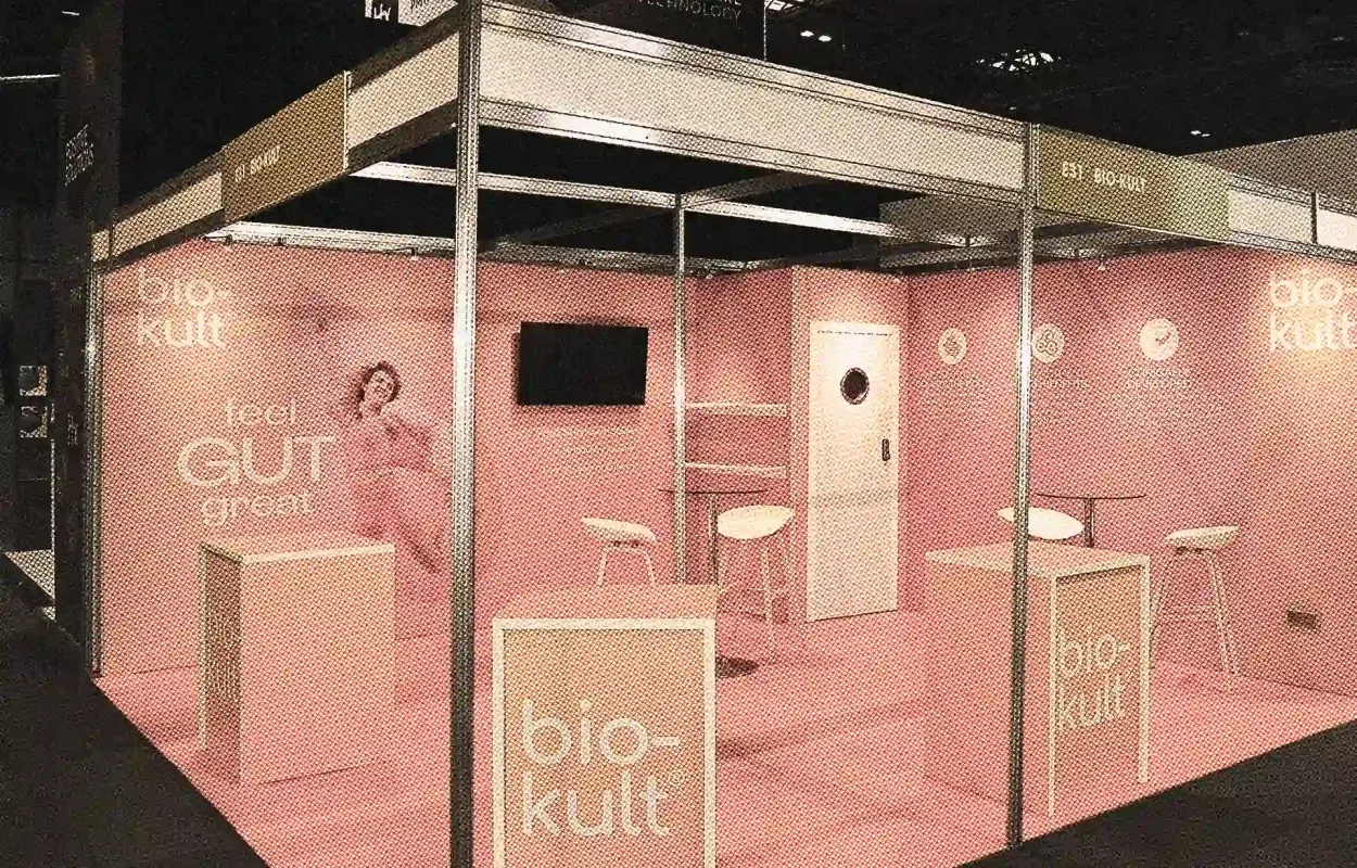 LITE shell scheme exhibition stand designed and built by Rocket-X