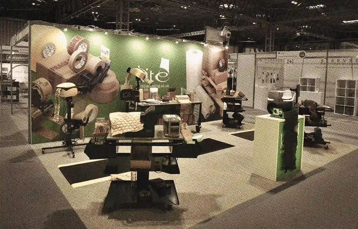 LITE shell scheme exhibition stand designed and built by Rocket-X